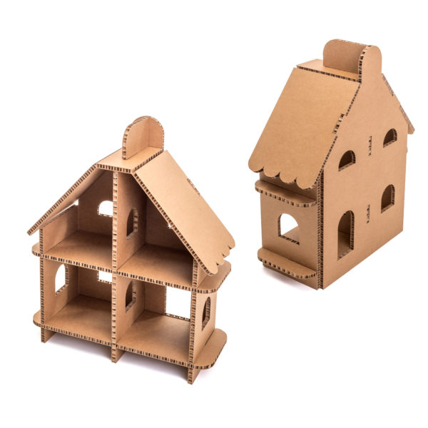 בית קרטון בינוני