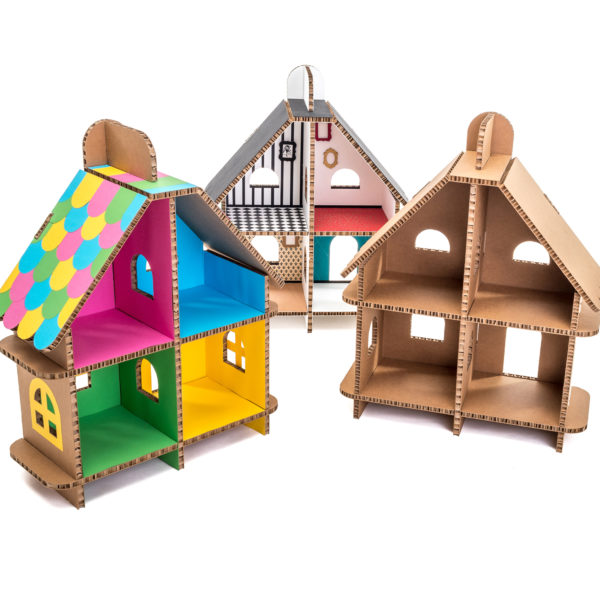 בית קרטון בינוני